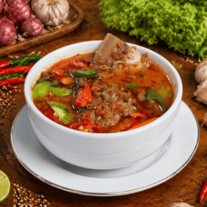 PAKET SOP IGA MASAK PEDAS